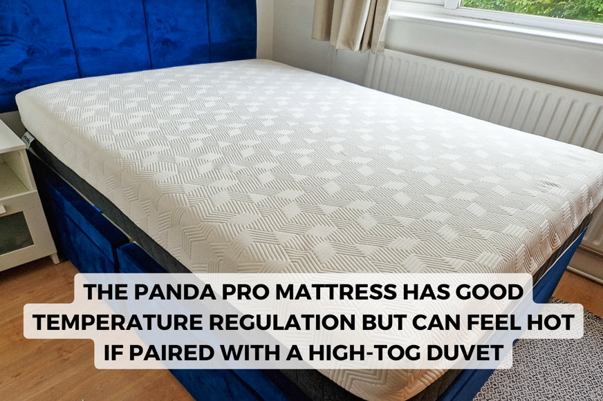 panda pro mattress temperature